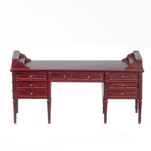 Puppenhaus Partners Schreibtisch George Washington Design JBM Mahagoni Büromöbel von Melody Jane