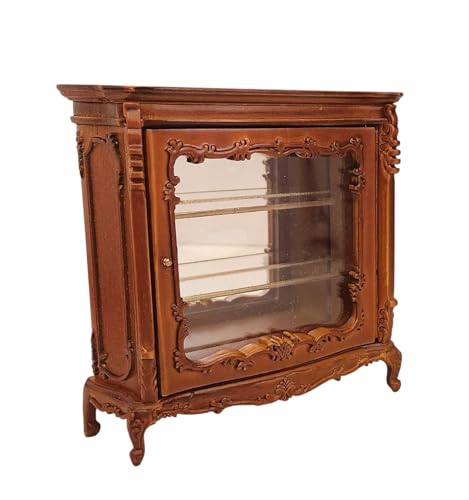 Puppenhaus Porzellanschrank Walnuss viktorianisches Platin Esszimmer Möbel 1:12 Puppenhaus Porzellanschrank Walnuss viktorianisches Platin Esszimmer Möbel 1:12 von Melody Jane