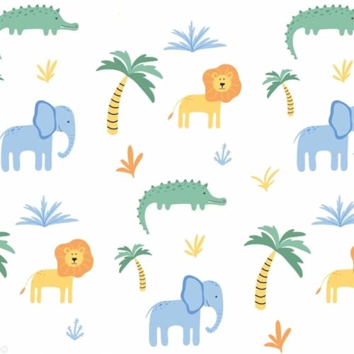 Puppenhaus Tapete Safari Design Miniaturdruck 1:12 Maßstab Dekoration von Melody Jane