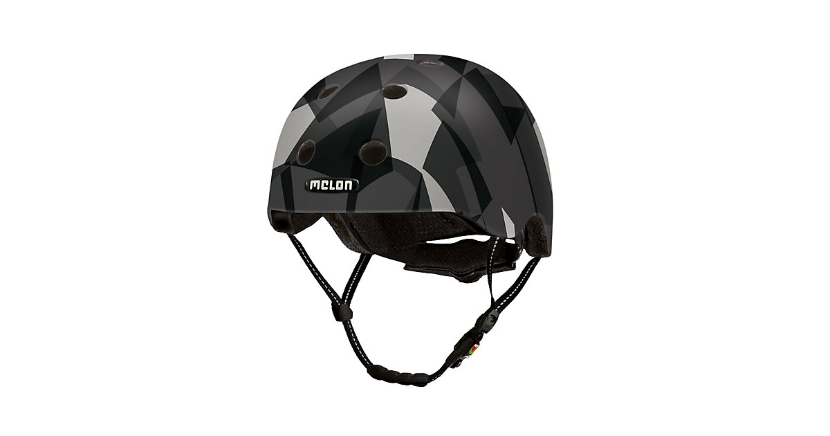 Fahrradhelm Urban Active Black Widow schwarz/grau Gr. 52-58 von Melon®