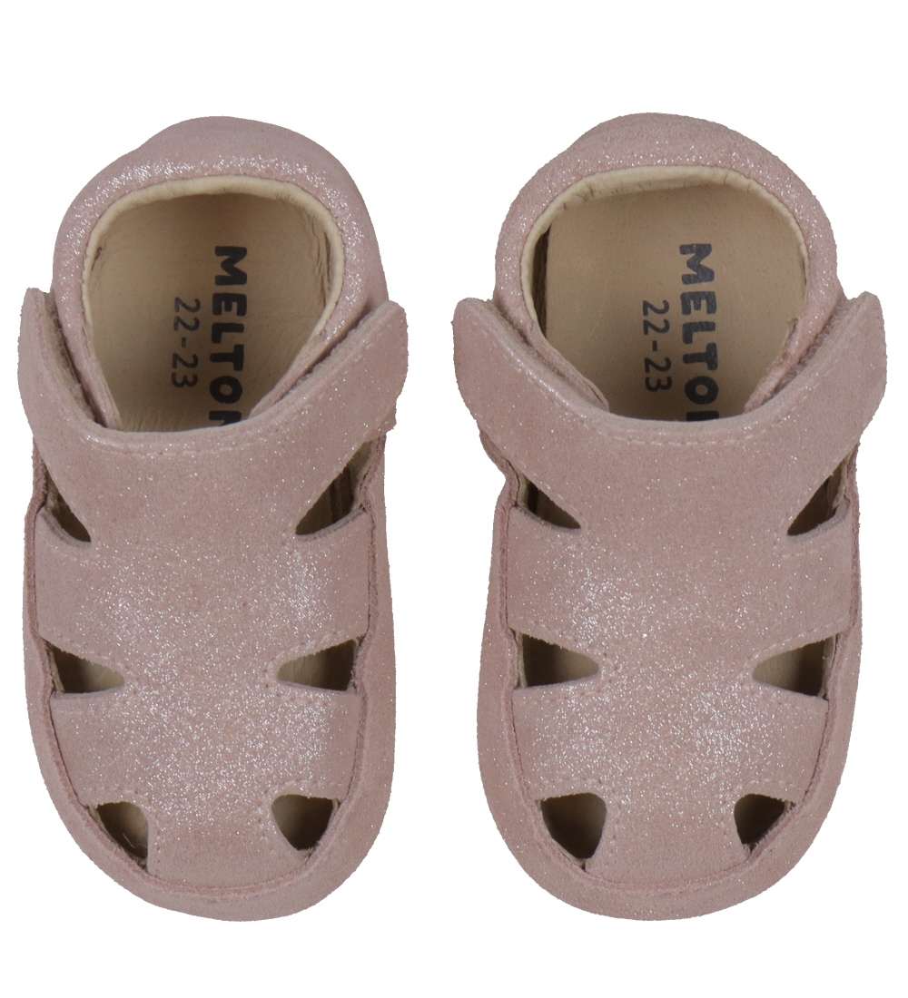 Melton Ballerina Hausschuhe - Rose Grey - Melton - 23/24 - Leder-Krabbelschuhe Melton Ballerina Hausschuhe - Rose Grey - Melton - 23/24 - Leder-Krabbelschuhe von Melton