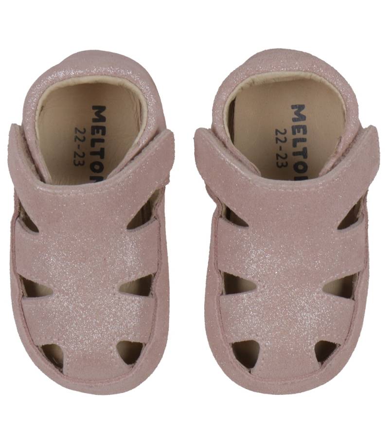 Melton Ballerina Hausschuhe - Rose Grey - Melton - 23/24 - Leder-Krabbelschuhe Melton Ballerina Hausschuhe - Rose Grey - Melton - 23/24 - Leder-Krabbelschuhe von Melton