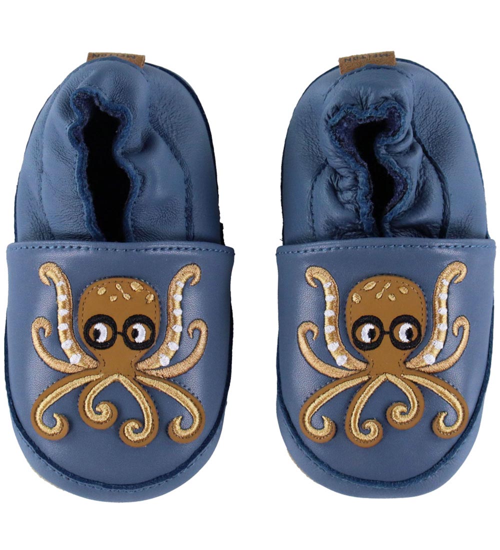 Melton Leder-Krabbelschuhe - Blauflossenthun m. Krake - Melton - 23/24 - Leder-Krabbelschuhe Melton Leder-Krabbelschuhe - Blauflossenthun m. Krake - Melton - 23/24 - Leder-Krabbelschuhe von Melton