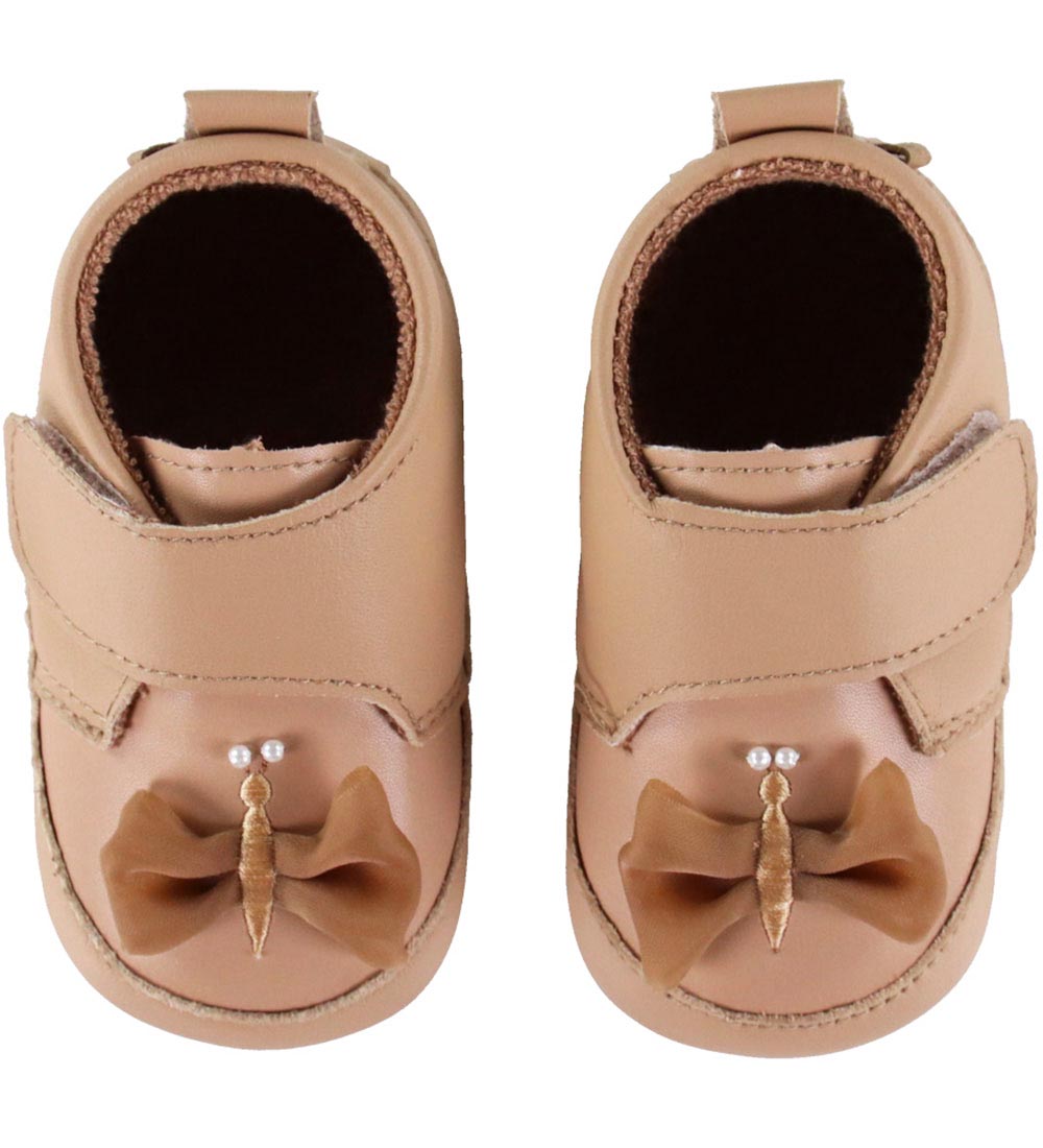 Melton Leder-Krabbelschuhe - Brauner Brown m. Schmetterling - Melton - 23/24 - Leder-Krabbelschuhe Melton Leder-Krabbelschuhe - Brauner Brown m. Schmetterling - Melton - 23/24 - Leder-Krabbelschuhe von Melton