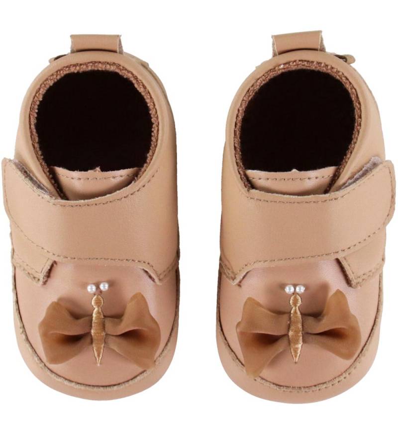 Melton Leder-Krabbelschuhe - Brauner Brown m. Schmetterling - Melton - 23/24 - Leder-Krabbelschuhe Melton Leder-Krabbelschuhe - Brauner Brown m. Schmetterling - Melton - 23/24 - Leder-Krabbelschuhe von Melton