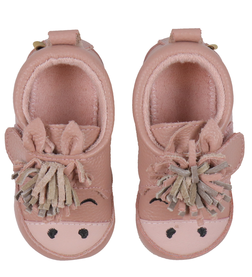 Melton Leder-Krabbelschuhe - Horse - Ash Rose - Melton - 24/25 - Leder-Krabbelschuhe von Melton
