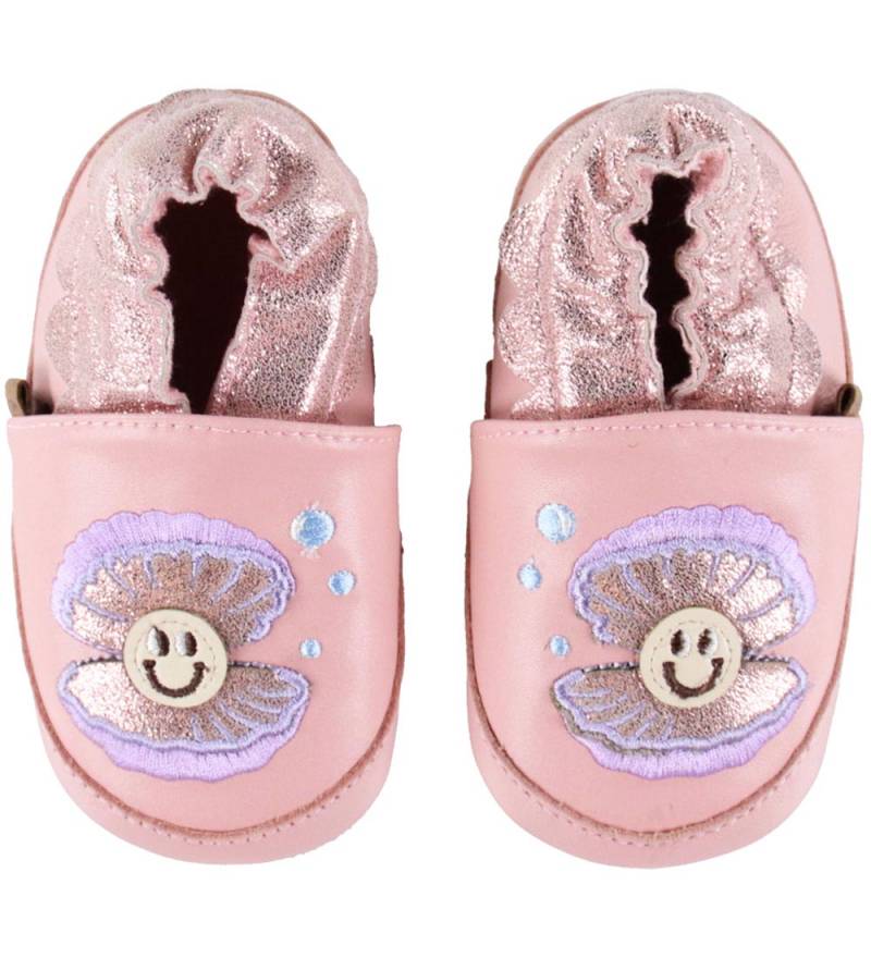 Melton Leder-Krabbelschuhe - Shell - Rose Grey m. Muschel - Melton - 20/21 - Leder-Krabbelschuhe Melton Leder-Krabbelschuhe - Shell - Rose Grey m. Muschel - Melton - 20/21 - Leder-Krabbelschuhe von Melton