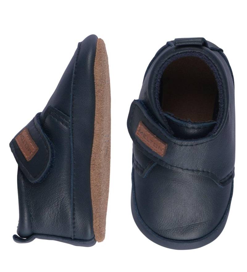 Melton Lederhausschuhe - Marineblau - Melton - 22/23 - Leder-Krabbelschuhe Melton Lederhausschuhe - Marineblau - Melton - 22/23 - Leder-Krabbelschuhe von Melton
