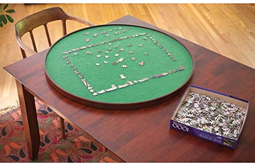 Bits and Pieces - Round Jigsaw Puzzle Accessories- Lazy Susan Puzzle Table Surface Fits 1000 pc Puzzles - Spin Puzzle to Reach Sections You Need by Bits and Pieces von Melville Direct