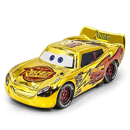 Car Spielzeug, Spielzeugauto für Kinder, Kinderspielzeug Auto, Gold Rennauto, Metall Legierung Modell Auto als Geburtstag, Weihnachten Geschenk für Junge von Menelos