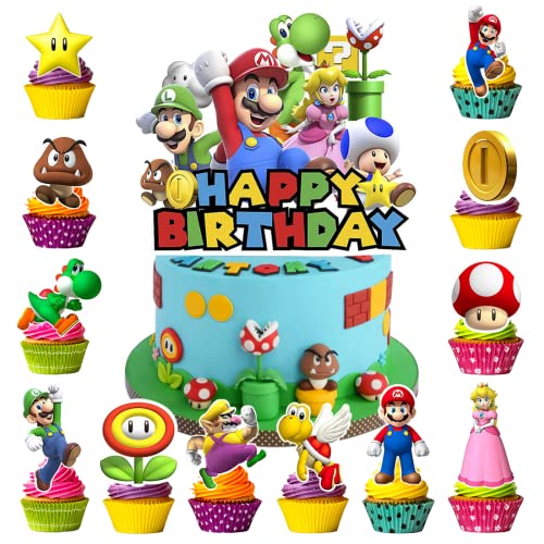 Torte Topper, 25 Stücke Cupcake Topper, Tortendeko Kinder, Tortendeko Kindergeburtstag, Kuchendeko Geburtstag, Deko Torte Kinder, Kuchendekorationsset Torte Topper, 25 Stücke Cupcake Topper, Tortendeko Kinder, Tortendeko Kindergeburtstag, Kuchendeko Geburtstag, Deko Torte Kinder, Kuchendekorationsset von Menelos