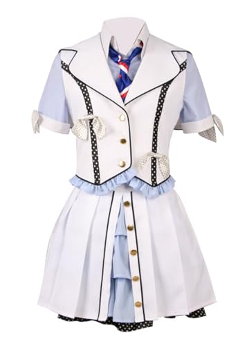 Anime AKB0048 Yuko oshima Tomomi Itano Takahashi Minamithe Mayu Watanabe Cosplay-Kostüm (Weiß, XXXL) von MengXin