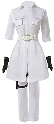 Anime Cells at Work Cosplay Weißes Blutzellen-Kostüm mit Hut, Uniformen, Halloween, personalisierbar, Größe XX-L, Weiß von MengXin
