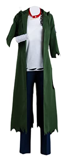 Anime My Hero Academia Katsuki Bakugou Cosplay Kostüm Halloween Anzug (Größe S, Grün) von MengXin