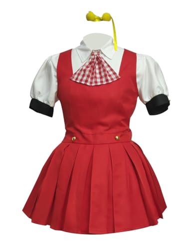 Anime VOCALOID2 Virtuelle Sängerin, Cosplay-Kostüm, YUKI roter Riemen, Mädchen, Damen, Kleid, Halloween, Rot, Größe M von MengXin