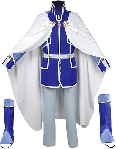 MengXin Akagami no Shirayukihime Zen Wistalia Cosplay Kostüm Halloween Anzug personalisierbar (X-Large, Blau) von MengXin
