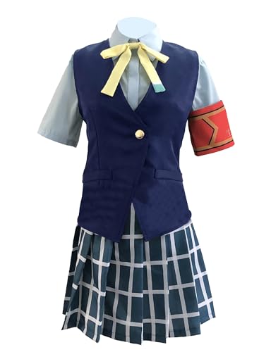 MengXin Anime Love Live Dress Takasaki Yu Ousaka Osaka Shizuku Mifune Shioriko Cosplay Kostüm Uniform (Blau, X-Large) von MengXin