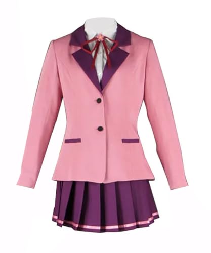 MengXin Anime MM Emu Emu Cosplay Taro Sakura Mamoru Kostüm Schuluniform Damen JK Kleid personalisierbar (Rosa, L) von MengXin