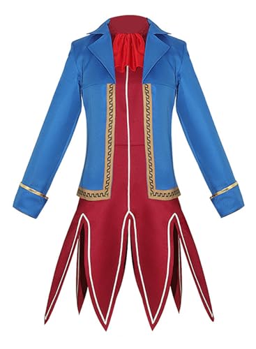 MengXin Anime Shangri-La Frontier Emul Cosplay-Kostüm, blaue Jacke, Kleid, Vorpal, Kaninchen, Uniform, Halloween, Blau, Größe L von MengXin