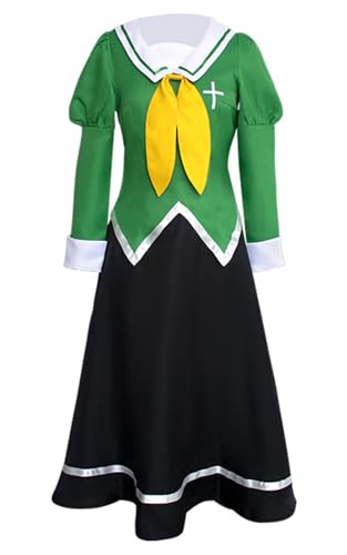MengXin Anime Yuri is My Job Mitsuki Yano Cosplay Hime Shiraki Cosplay Custome Sailor JK Dress Uniform (Schwarz, L) von MengXin