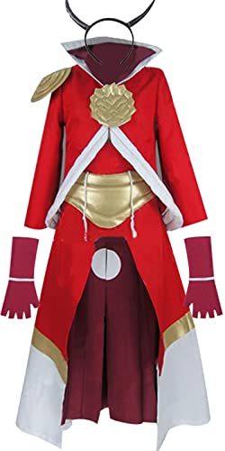 MengXin That Time I Got Reincarnated as a Slime Benimaru Cosplay Kostüm Halloween Uniform Halloween (Medium, Rot) von MengXin