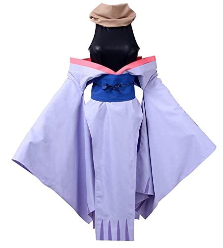 Miss Kobayashi's Dragon Maid S Joi Elma Cosplay Kostüm Eruma Kimono Halloween (XXXL-Large, Blau) von MengXin
