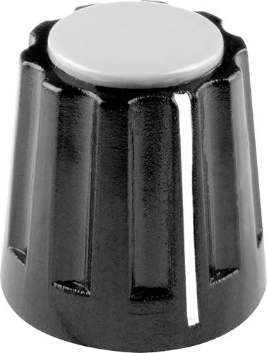 Mentor 331.41 331.41 Drehknopf mit Knopfmarkierung Schwarz (Ø x H) 14.5mm x 14mm 1St. von Mentor