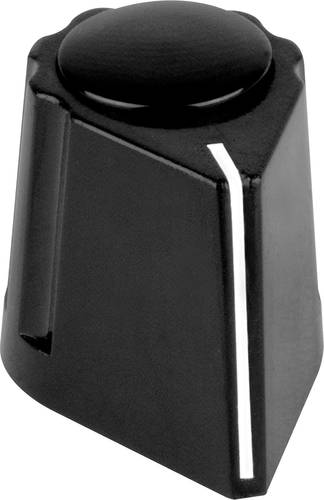 Mentor 427.411 427.411 Drehknopf mit Knopfmarkierung Schwarz (B x H) 19.5mm x 14mm 1St. von Mentor