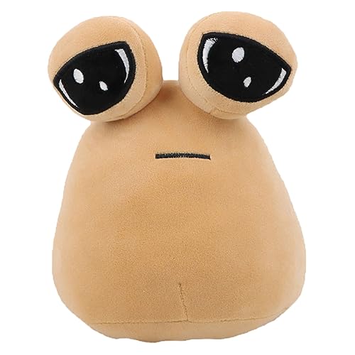 Meokro 21,8 cm Alien Pou Plüschtier Stofftier Heißes Spiel, Emotion Alien Plushie Stofftier Pou Puppe, Kindertagsgeschenk von Meokro