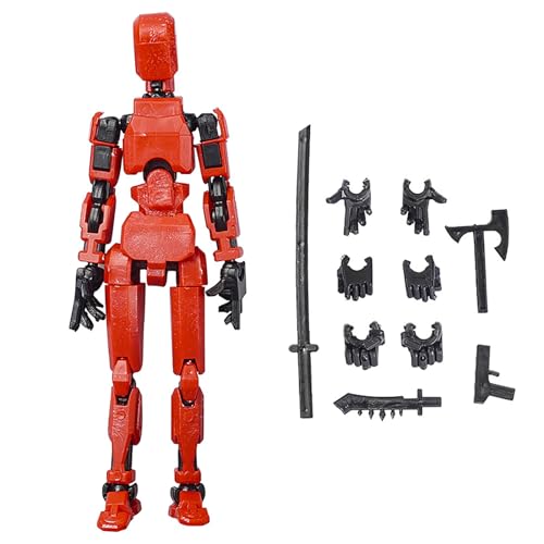 Titan Robot Action Figure 3D Printed with Full Articulation for Stop Motion Animation 13 Action Figure Dummy von Meokro