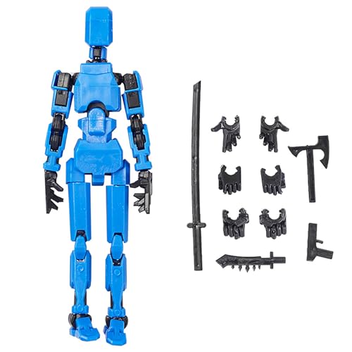 Titan Robot Action Figure 3D Printed with Full Articulation for Stop Motion Animation 13 Action Figure Dummy von Meokro