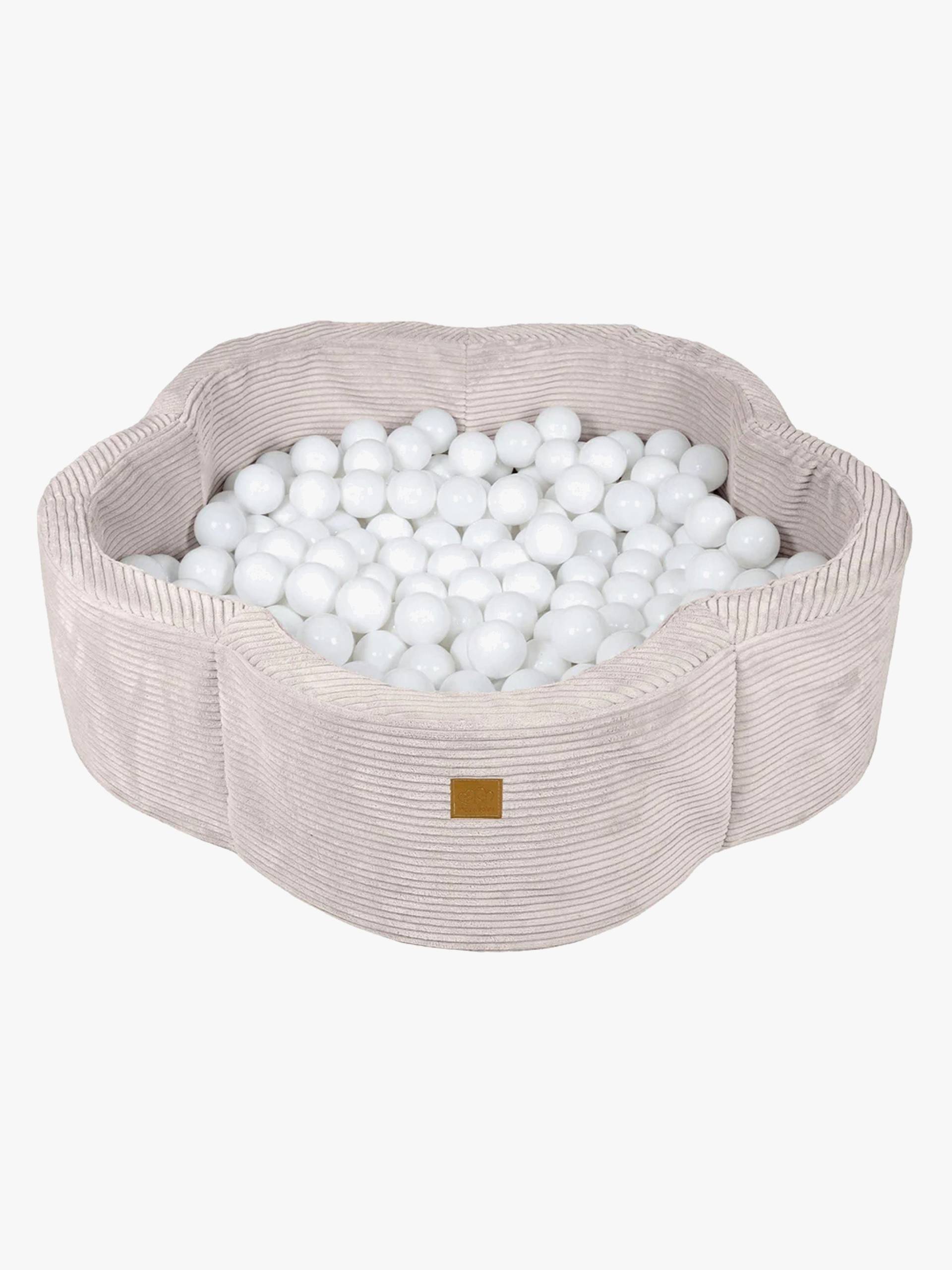 MeowBaby Aestethic Flower Bällebad, Ecru von MeowBaby