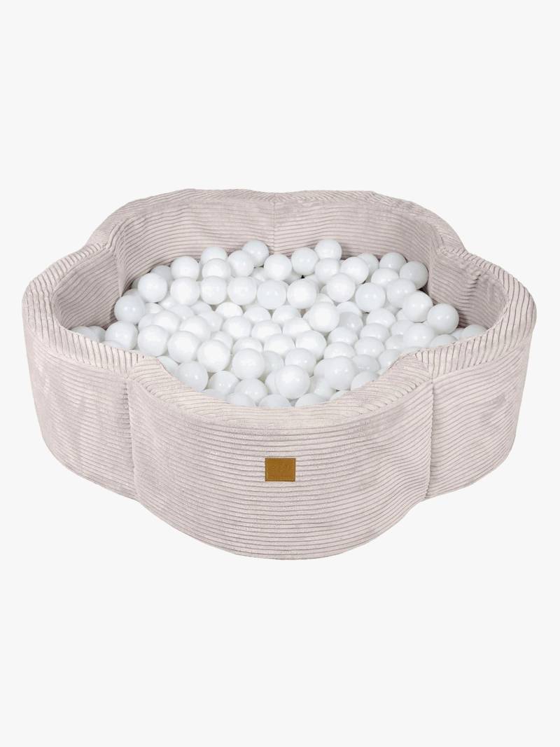 MeowBaby Aestethic Flower Bällebad, Ecru von MeowBaby