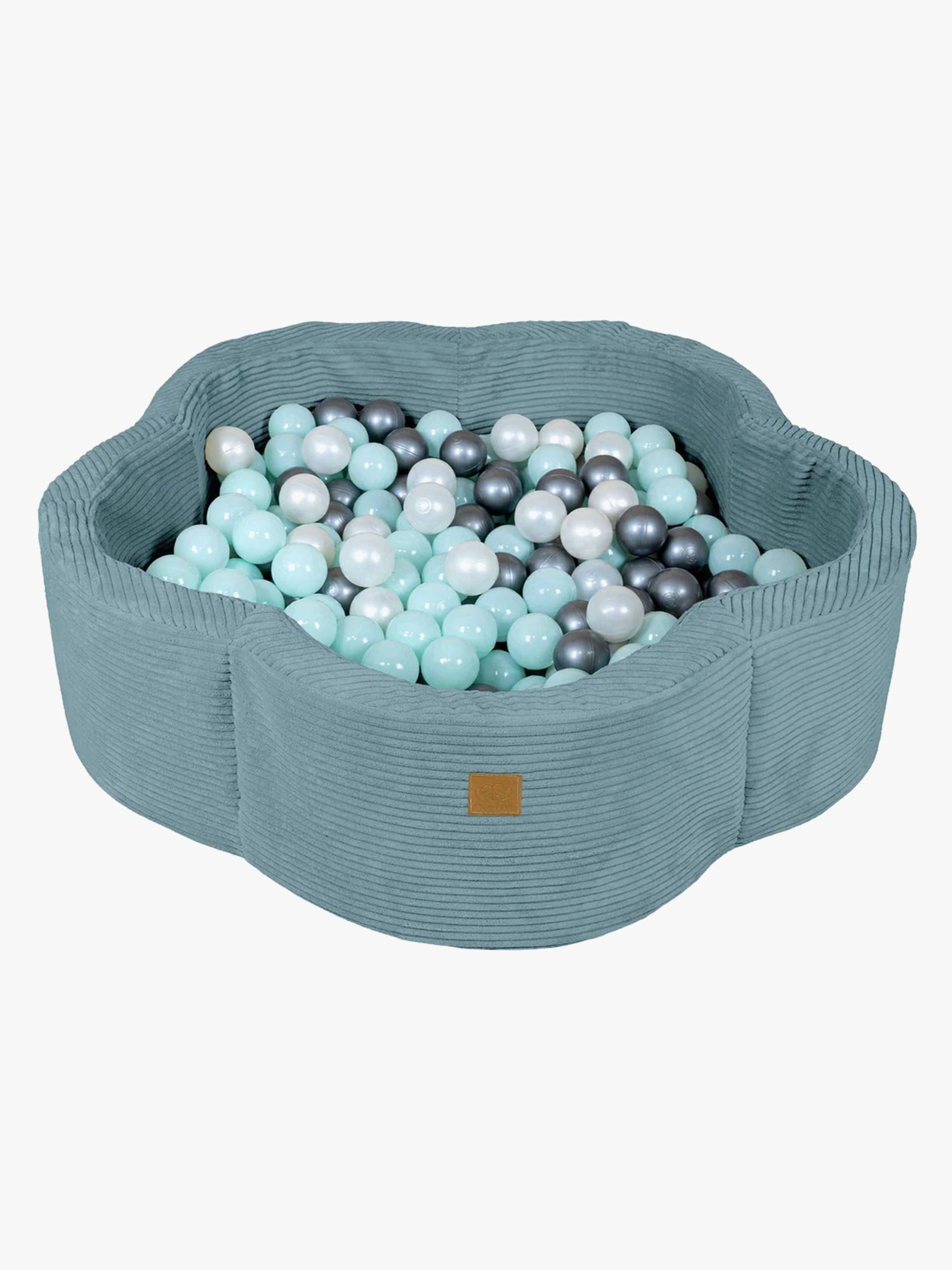 MeowBaby Aestethic Flower Bällebad, Turquoise von MeowBaby