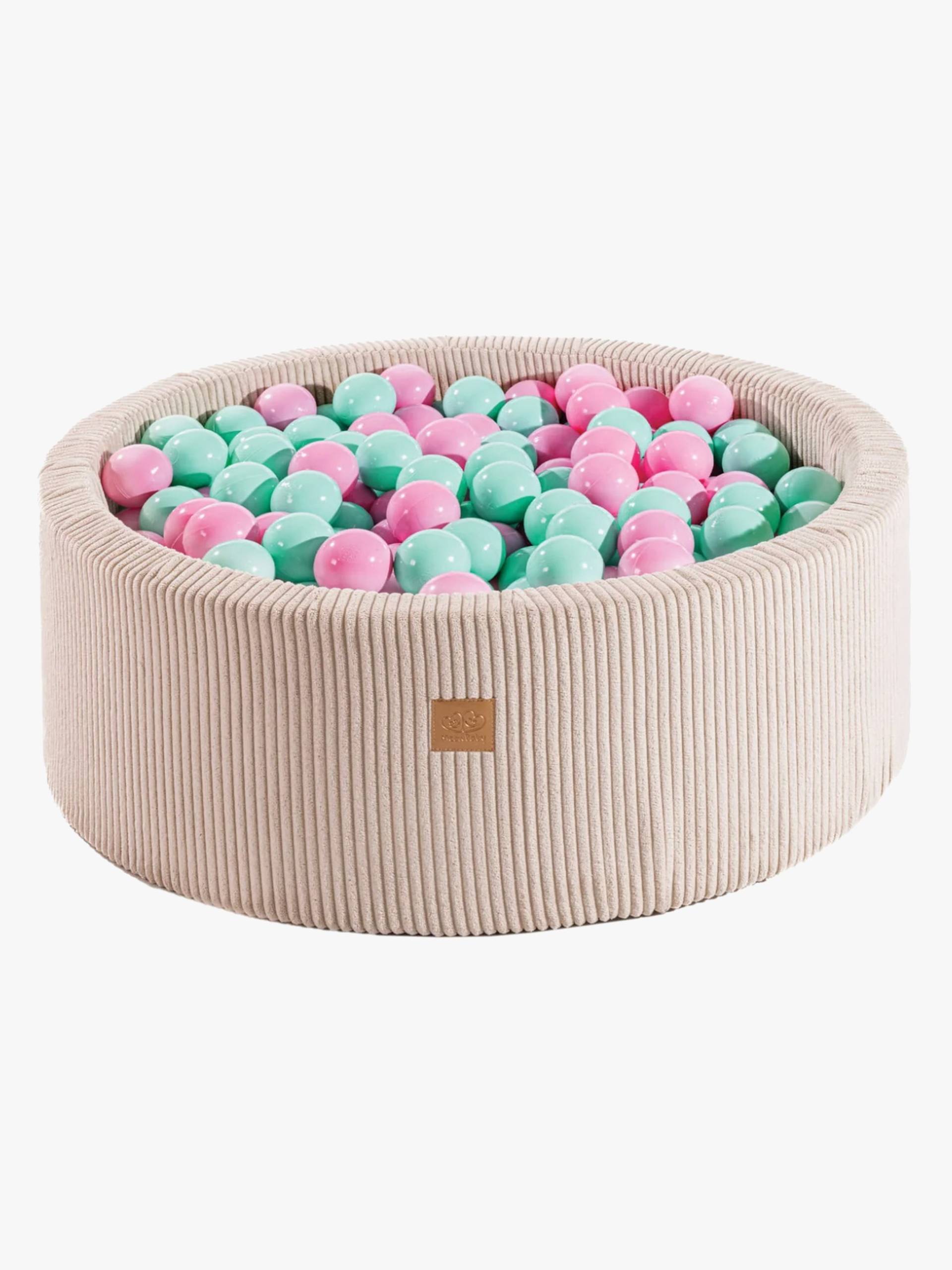 MeowBaby Aesthetic Bällebad Ecru, Mint/Light Pink MeowBaby Aesthetic Bällebad Ecru, Mint/Light Pink von MeowBaby