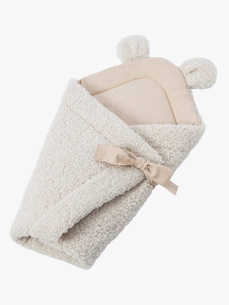 MeowBaby Bearly Pucktuch, Cream von MeowBaby