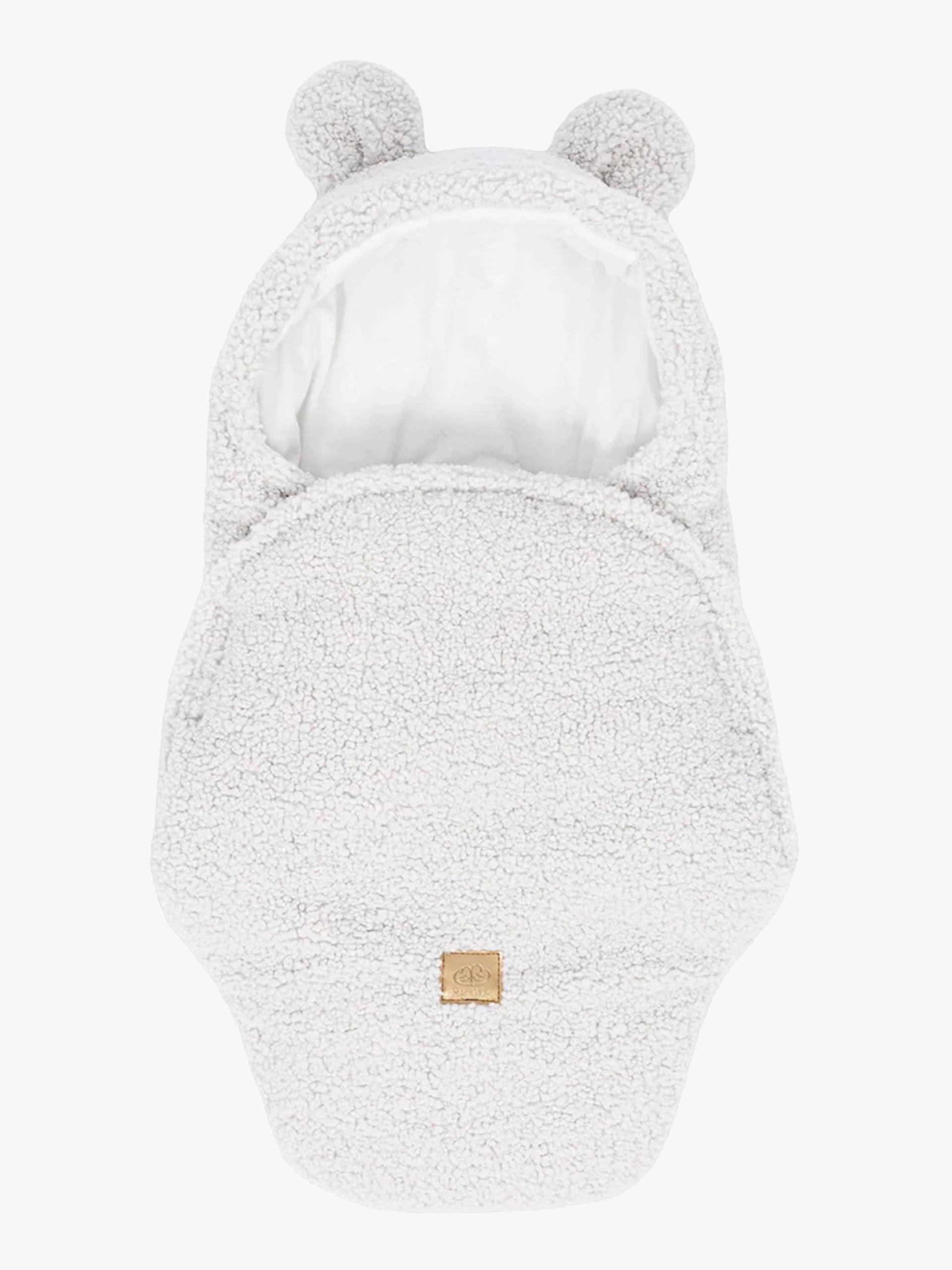 MeowBaby Bearly Pucktuch mit Bärenohren, Offwhite von MeowBaby