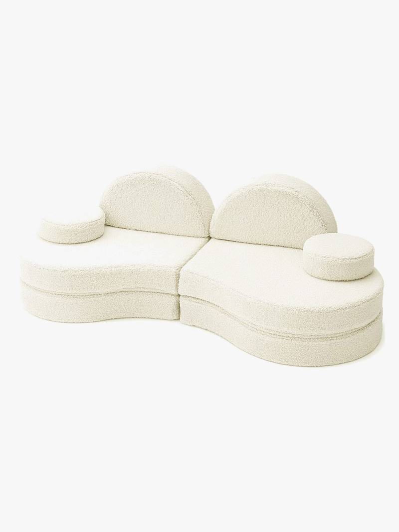 MeowBaby Bearly Sofa Coccolo, Ecru, Kindersofa, Kindercouch, Kinder MeowBaby Bearly Sofa Coccolo, Ecru, Kindersofa, Kindercouch, Kinder von MeowBaby