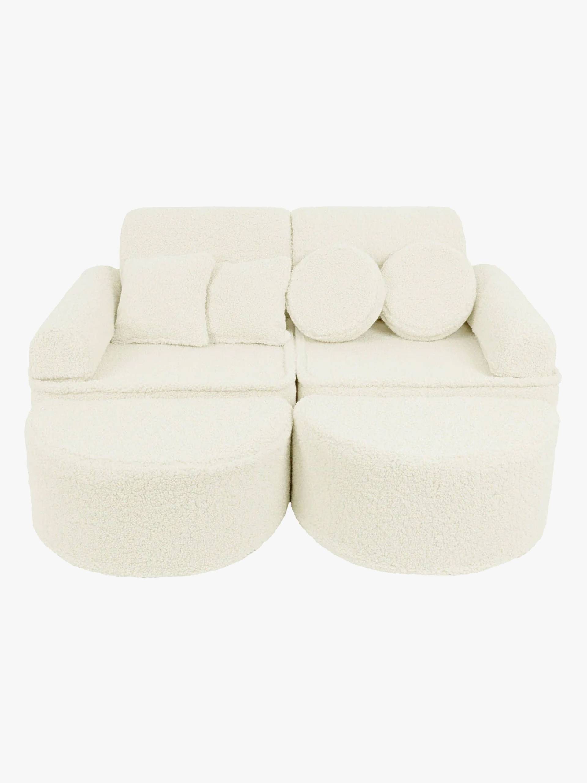 MeowBaby Bearly Sofa Max, Cream, Kindersofa, Kindercouch, Kinder von MeowBaby