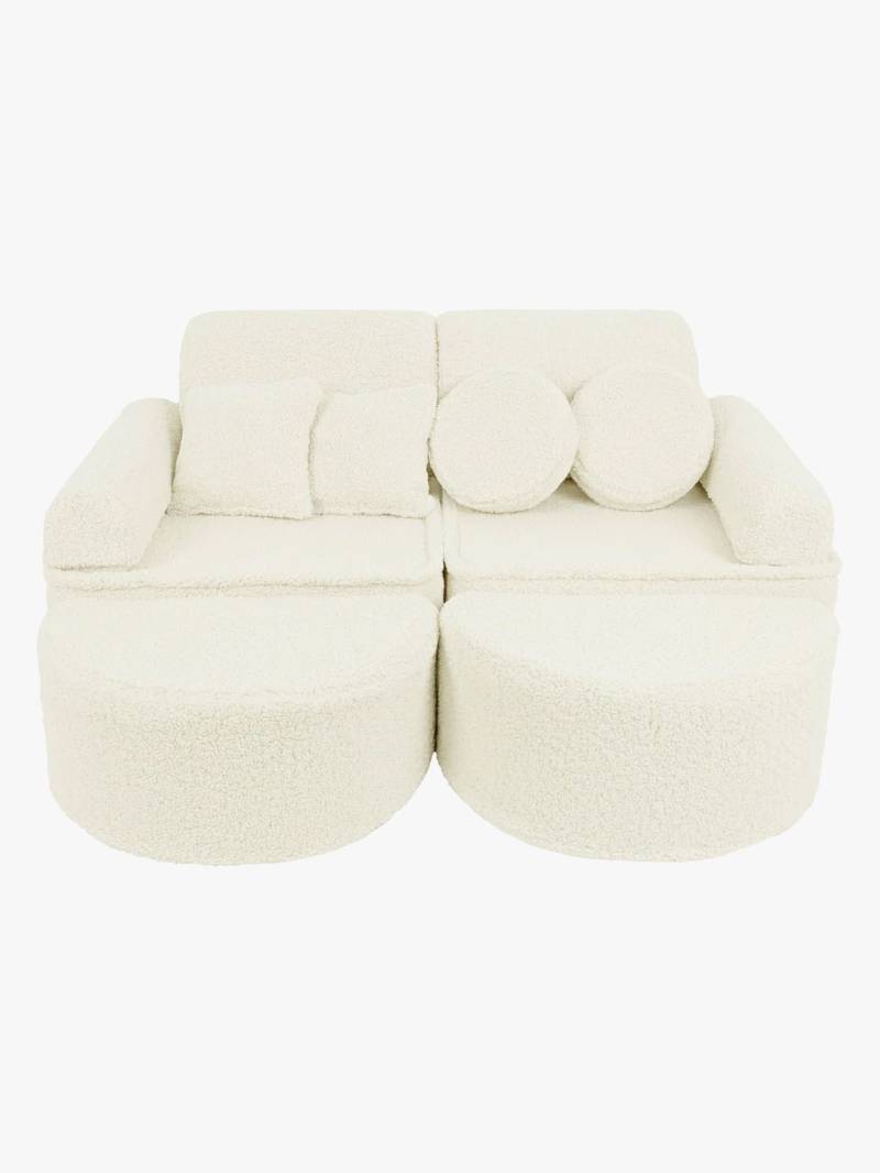 MeowBaby Bearly Sofa Max, Cream, Kindersofa, Kindercouch, Kinder von MeowBaby