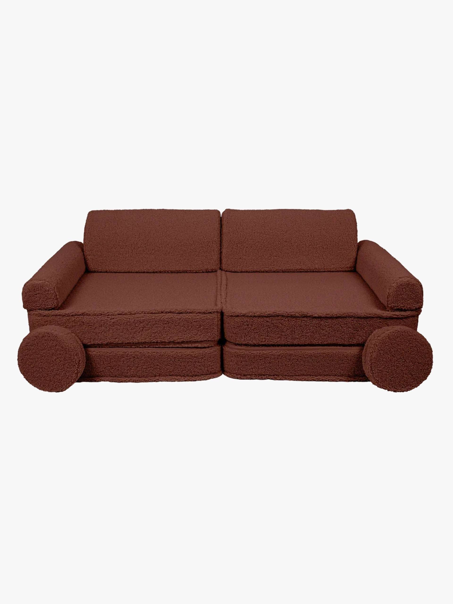 MeowBaby Bearly Sofa Premium, Brown, Kindersofa, Kindercouch, Kinder von MeowBaby