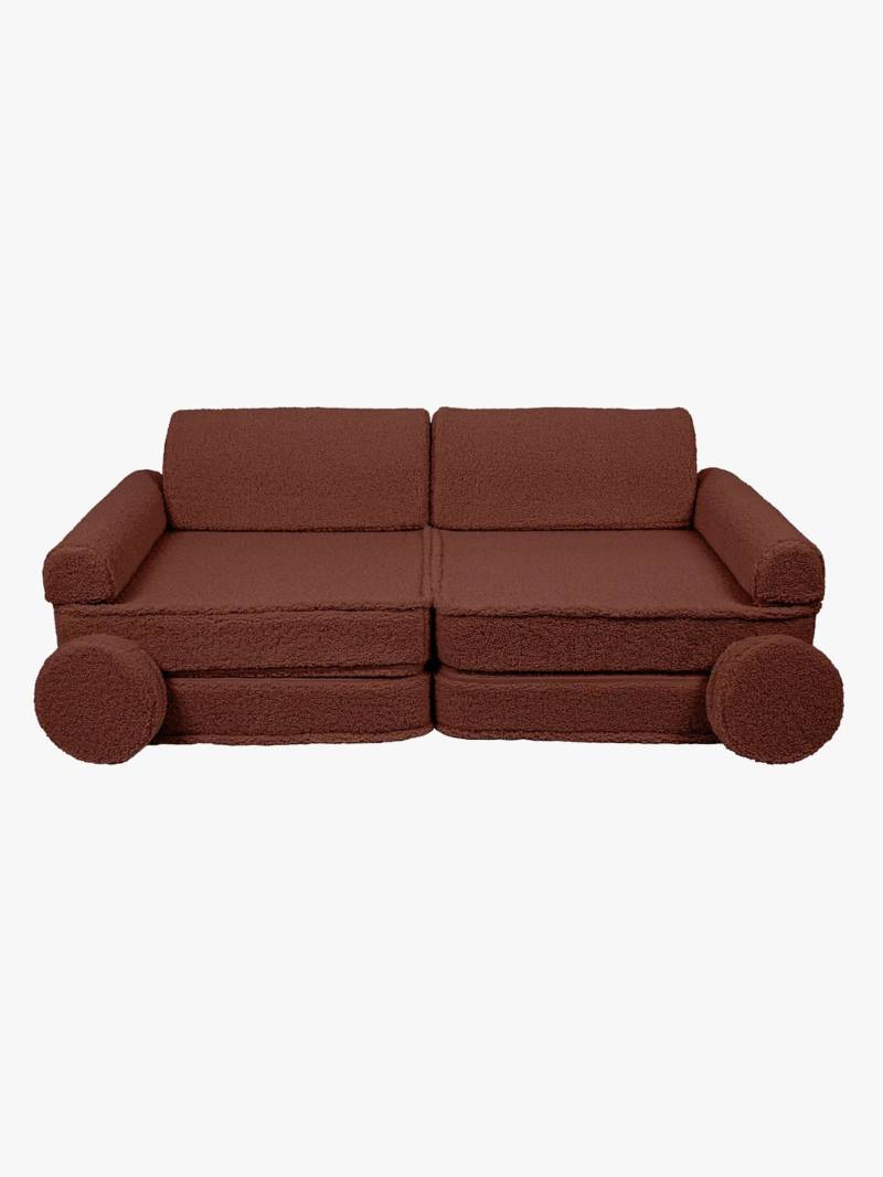 MeowBaby Bearly Sofa Premium, Brown, Kindersofa, Kindercouch, Kinder von MeowBaby