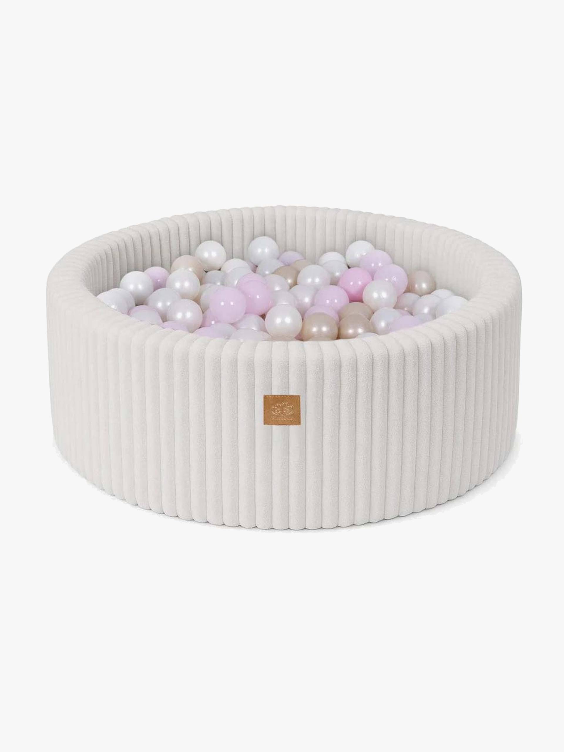 MeowBaby Churros Bällebad Cotton Candy, Mint/Gold von MeowBaby