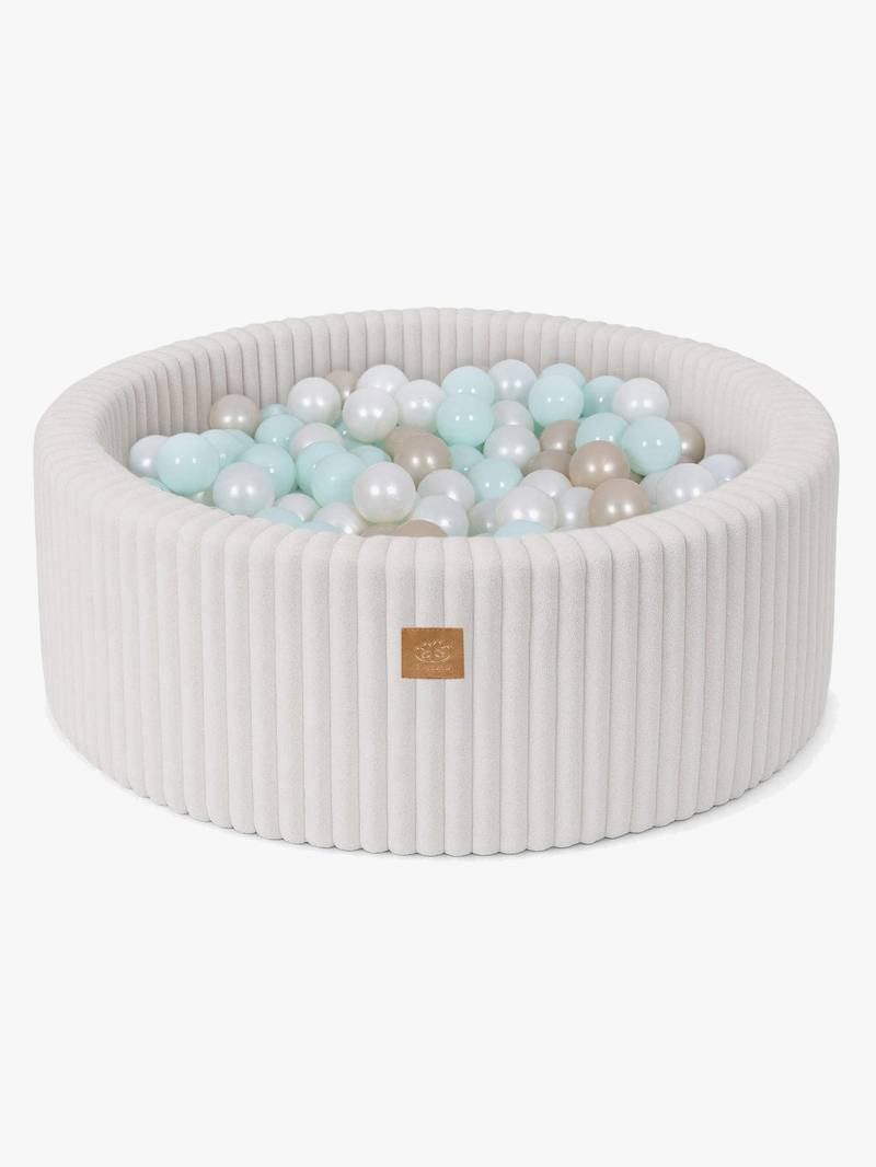 MeowBaby Churros Bällebad Cotton Candy, Mint/Silver MeowBaby Churros Bällebad Cotton Candy, Mint/Silver von MeowBaby