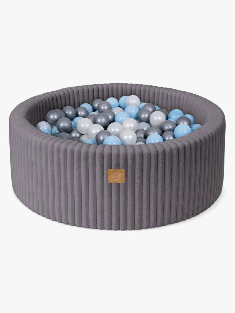 MeowBaby Churros Bällebad Jurassic Grey, Blue/Silver MeowBaby Churros Bällebad Jurassic Grey, Blue/Silver von MeowBaby