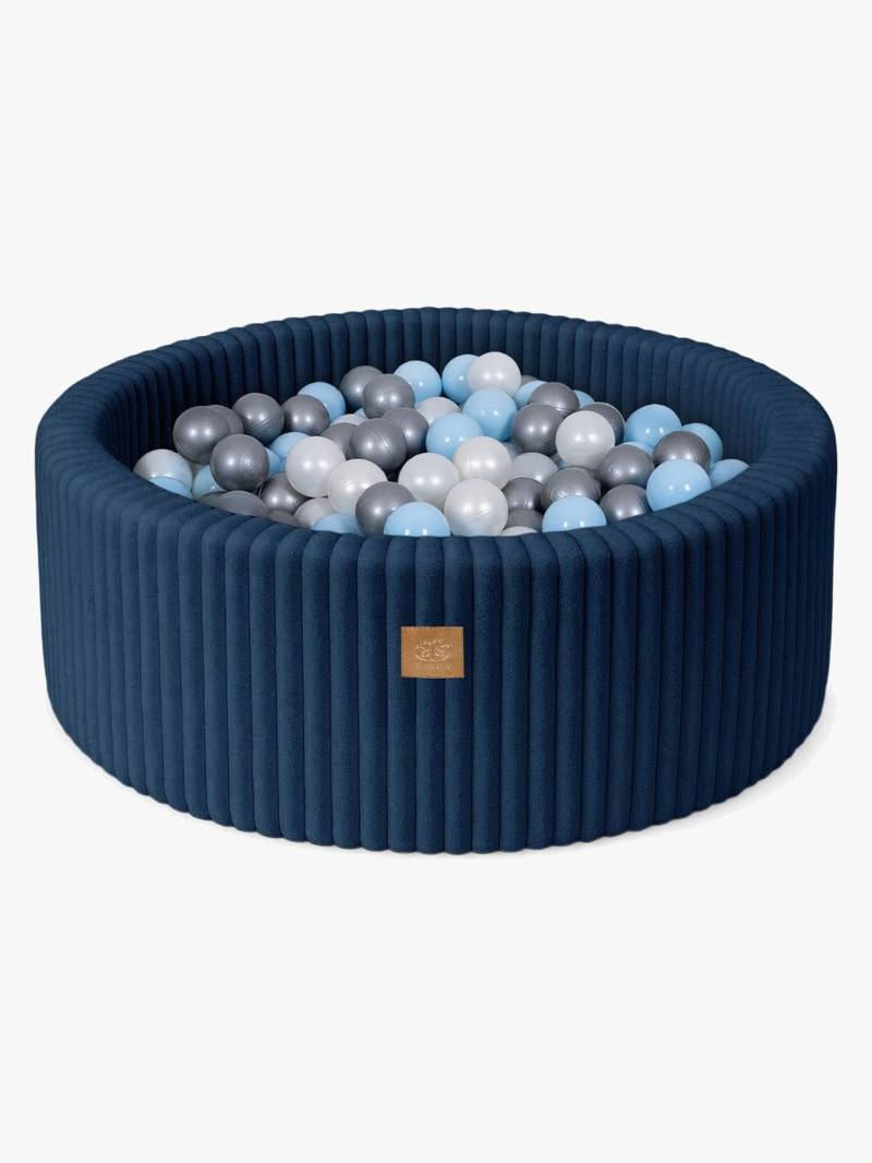MeowBaby Churros Bällebad Midnight Blue, Blue/Silver MeowBaby Churros Bällebad Midnight Blue, Blue/Silver von MeowBaby