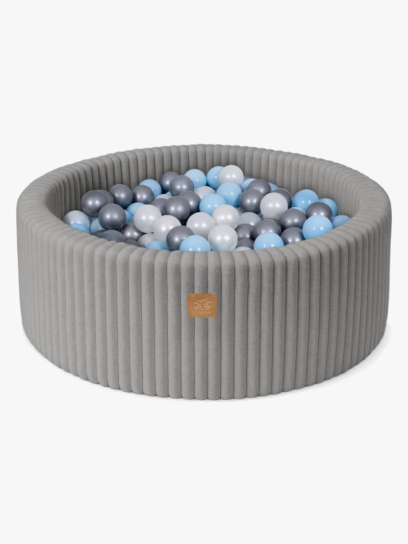 MeowBaby Churros Bällebad Moon Grey, Blue/Silver MeowBaby Churros Bällebad Moon Grey, Blue/Silver von MeowBaby