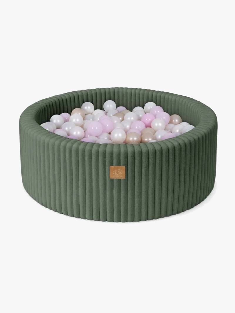 MeowBaby Churros Bällebad Olive Green, Pink/Gold MeowBaby Churros Bällebad Olive Green, Pink/Gold von MeowBaby