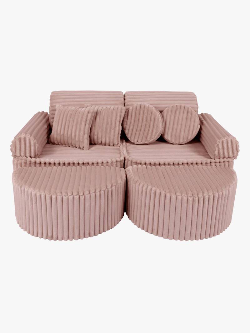 MeowBaby Churros Max Sofa, Ruby Chocolate Pink, Kindersofa, Kindercouch, Kinder von MeowBaby