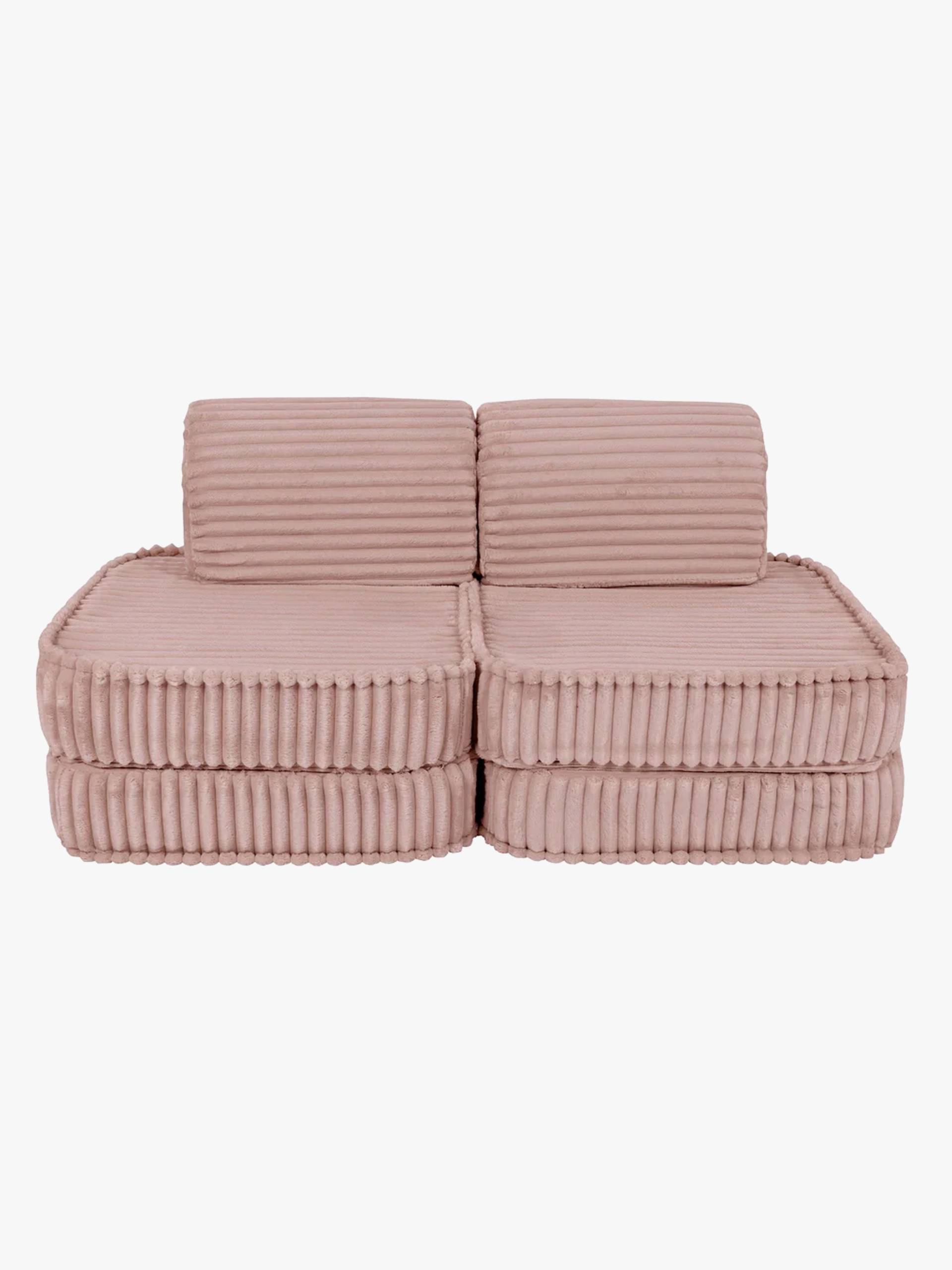 MeowBaby Churros Sofa Basic, Ruby Chocolate Pink, Kindersofa, Kindercouch, Kinder MeowBaby Churros Sofa Basic, Ruby Chocolate Pink, Kindersofa, Kindercouch, Kinder von MeowBaby